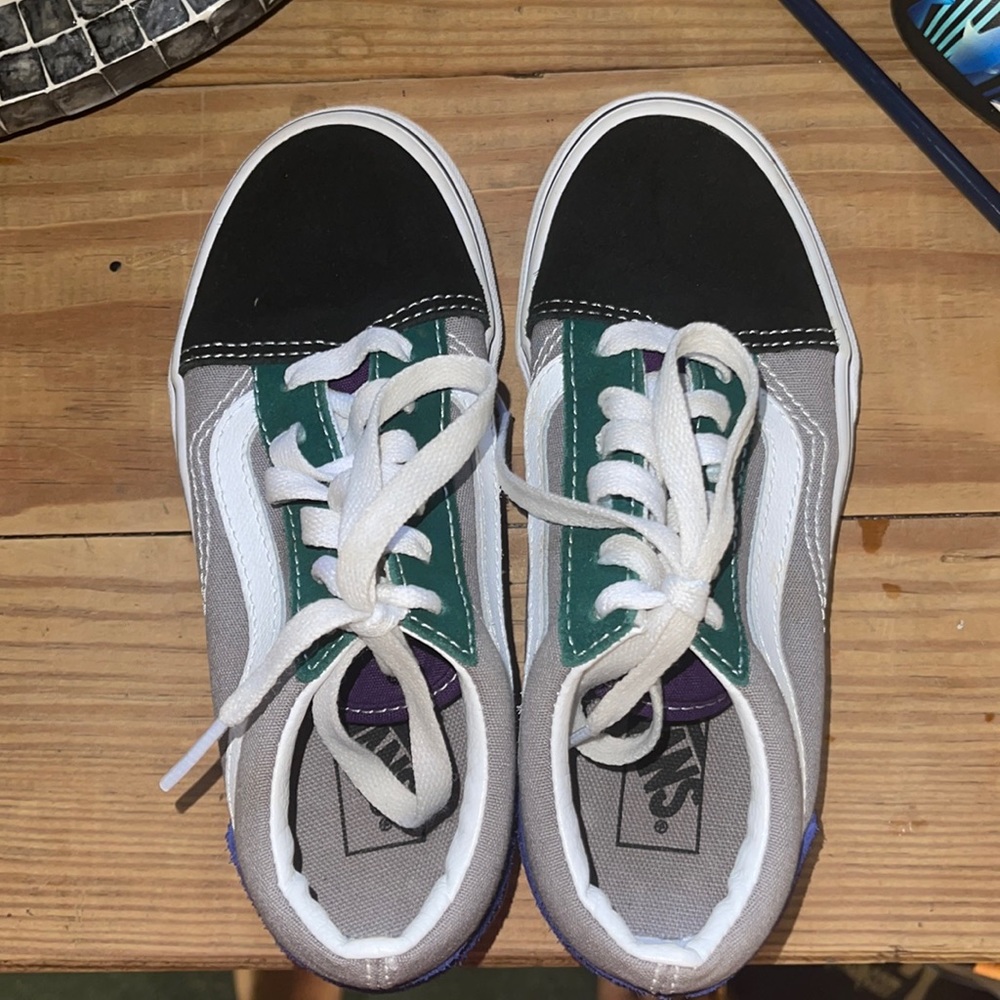 Multi colored vans